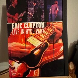 Eric Clapton "Live in Hyde Park" DVD - Red & Black Cover